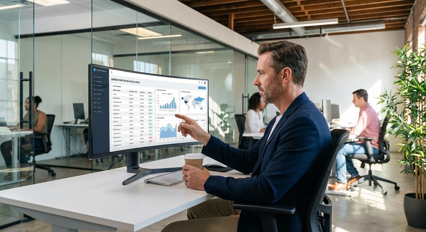 email inbox showing domain buyer inquiry examples with response timeline indicators