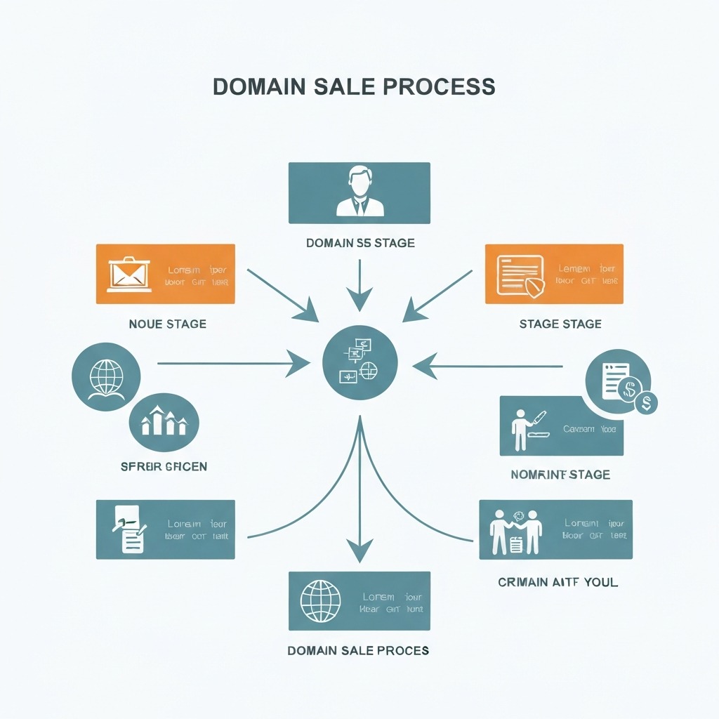 The three phases of a .ai domain sale from listing through negotiation to closing