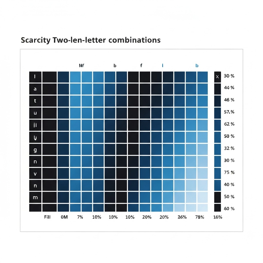 Chart illustrating the fixed supply of 676 two-letter .ai domains against rapidly growing demand from AI companies